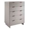 Manhattan Comfort Granville 45.27 Tall Dresser in Light Grey DR-5026 - alternate 8